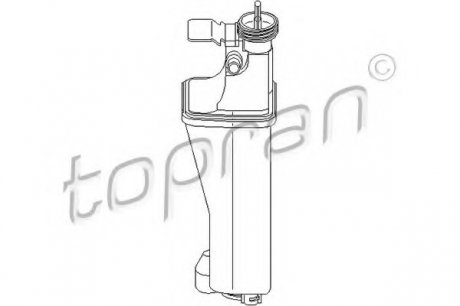Компенсационный бак, охлаждающая жидкость TOPRAN 501 195