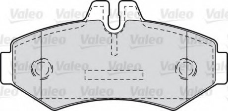 Комплект тормозных колодок, дисковый тормоз Valeo 598300