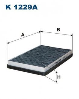 Фильтр, воздух во внутренном пространстве FILTRON WIX FILTERS K1229A
