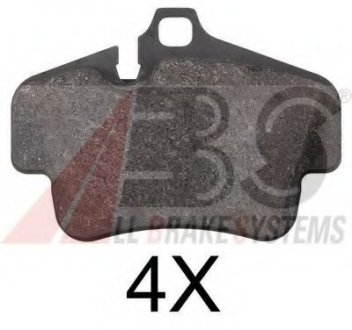Комплект тормозных колодок, дисковый тормоз A.B.S. ABS 37823