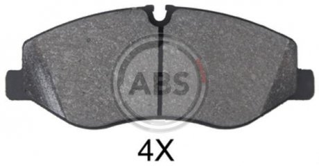 Комплект тормозных колодок, дисковый тормоз. ABS 35055 (фото 1)