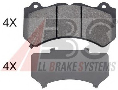 Гальмівні колодки пер. Grand Cherokee 10- A.B.S. ABS 35013