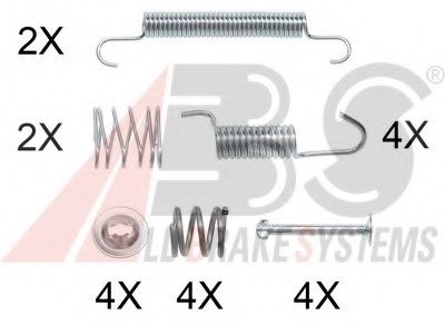 Комплектуючі, стояночная тормозная система A.B.S. ABS 0899Q