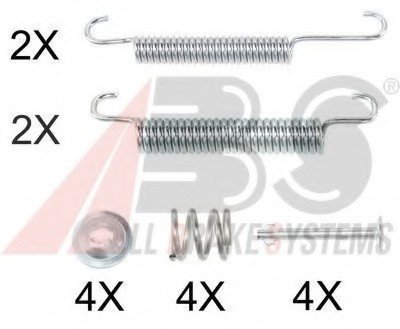 Комплектующие, стояночная тормозная система A.B.S. ABS 0893Q