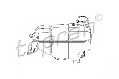 Компенсационный бак, охлаждающая жидкость TOPRAN 400 907