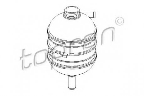 Компенсационный бак, охлаждающая жидкость TOPRAN 721 997