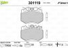 Комплект тормозных колодок, дисковый тормоз Valeo 301119 (фото 1)