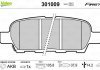 Комплект тормозных колодок, дисковый тормоз Valeo 301009 (фото 1)