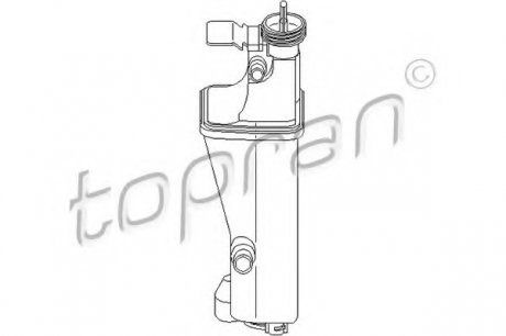 Компенсационный бак, охлаждающая жидкость TOPRAN 501 196