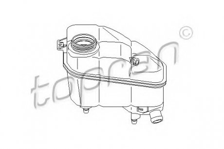 Компенсационный бак, охлаждающая жидкость TOPRAN 401 008
