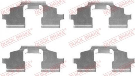 Монтажный комплект дисковых колодок QUICK BRAKE OJD Quick Brake 109-1675