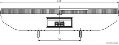 Задній ліхтар HERTH+BUSS JAKOPARTS 83830021