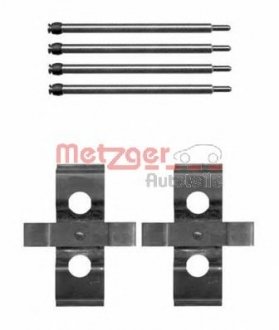 Комплектующие, колодки дискового тормоза METZGER 1091611 (фото 1)