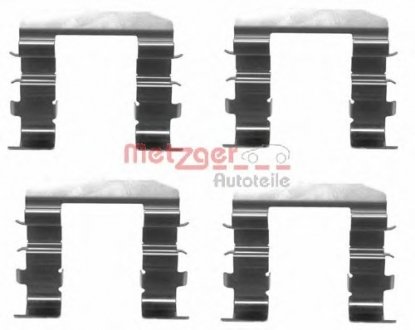 Комплектующие, колодки дискового тормоза METZGER 1091708 (фото 1)