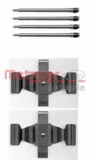 Комплектуючі, колодки дискового тормоза METZGER 1091643 (фото 1)