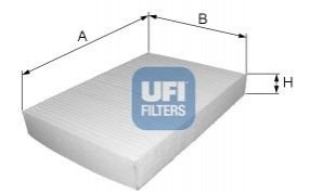 Фильтр, воздух во внутренном пространстве UFI UFI Filters 53.299.00