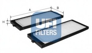 Фильтр, воздух во внутренном пространстве UFI Filters 53.119.00 (фото 1)