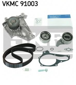 Водяной насос + комплект зубчатого ремня SKF VKMC 91003 (фото 1)