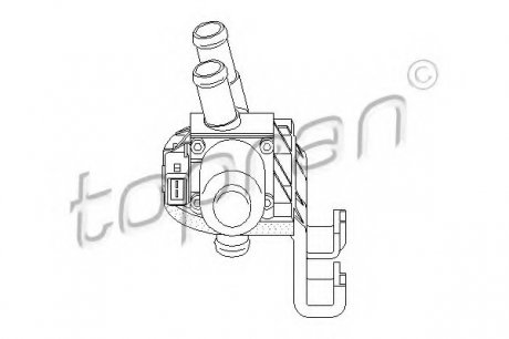 Регулирующий клапан охлаждающей жидкости TOPRAN 302 792