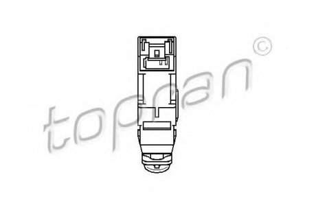 Выключатель, привод сцепления (Tempomat) TOPRAN 207 819
