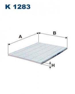 Фильтр, воздух во внутренном пространстве FILTRON WIX FILTERS K1283