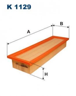 Фильтр, воздух во внутренном пространстве FILTRON WIX FILTERS K1129