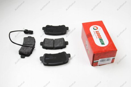 Гальмівні колодки зад. Renault Master III/Opel Movano 10- GOODREM RM1035