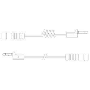 Датчик износа дисковых тормозных колодок Delphi LZ0280