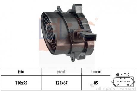 Розходомiр повiтря Bmw E46/60/61/65/66 01- EPS Facet 1991005