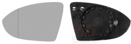 Зеркальное стекло, наружное зеркало Van Wezel 5766837