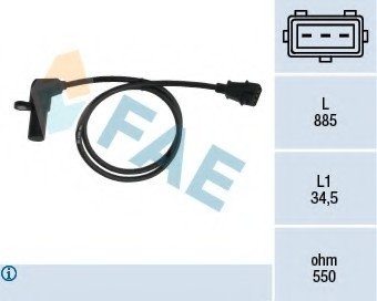 Датчик импульсов, Датчик импульсов, маховик FAE 79078