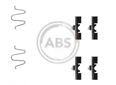 Комплектующие, колодки дискового тормоза. ABS 1170Q (фото 1)