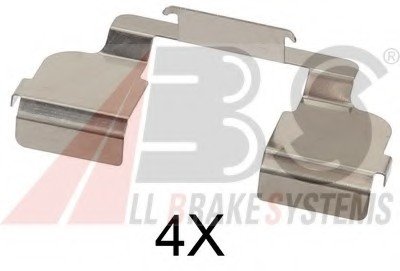 Комплектующие, колодки дискового тормоза A.B.S. ABS 1698Q