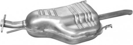 Глушник POLMO Opel Astra G 1.8i -16V,2.0i -16V sedan 98-04 алюмінізована сталь POLMOstrow 17.612
