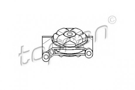 Подвеска, ступенчатая коробка передач TOPRAN 104 301