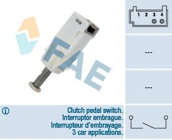 Вимикач, привод сцепления (Tempomat) FAE 24791