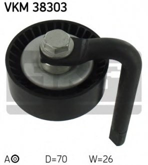 Натяжной ролик, поликлиновой ремінь SKF VKM 38303 (фото 1)