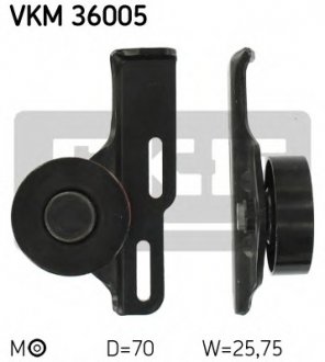 Натяжной ролик, поликлиновой ремень SKF VKM 36005