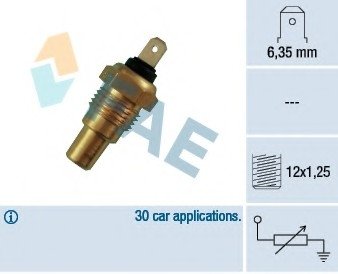 Датчик, температура охлаждающей жидкости FAE 31680