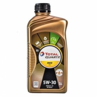Масло моторное QUARTZ INEO MDC синтетика 5W30 1л Total 199607