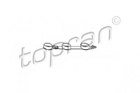 Прокладка, крышка головки цилиндра TOPRAN 501 328 (фото 1)