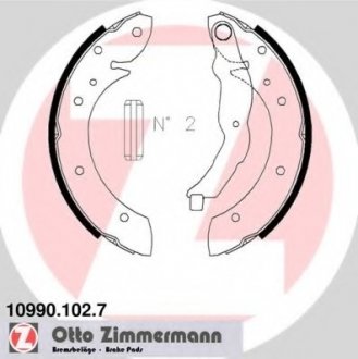 Комплект тормозных колодок ZIMMERMANN 10990.102.7 (фото 1)
