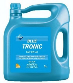 Моторное масло 10W40 Blue Tronic (5L) ARAL 1529FA (фото 1)