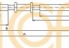 Трос, стояночная тормозная система COFLE 12.0763 (фото 2)
