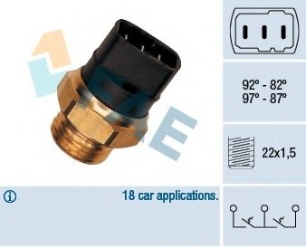 Термовыключатель, вентилятор радиатора FAE 38150