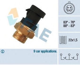 Термовыключатель, вентилятор радиатора FAE 38200