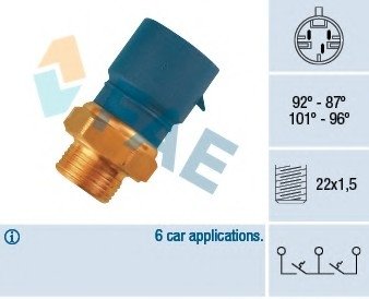 Термовыключатель, вентилятор радиатора FAE 38240