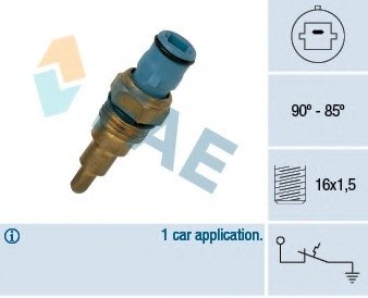 Термовыключатель, вентилятор радиатора FAE 37660