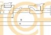 Трос, стояночная тормозная система COFLE 11.5496 (фото 2)