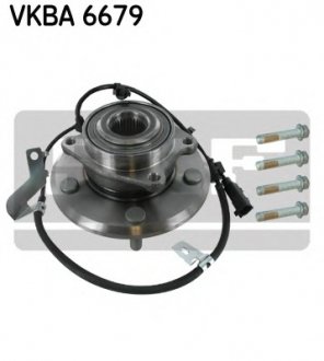 Комплект подшипника ступицы колеса SKF VKBA 6679 (фото 1)